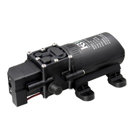 KBT 12V DC 1.05GPM 108PSI Water Transfer Diaphragm Pump Self Priming Sprayer Pump with Pressure Switch Adjustable Replacement for Garden RV Camper Marine Boat Truck