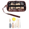 30Pcs Sculpting Tool Pottery Clay Double Ended Wooden Handle Ceramic