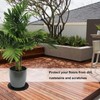 KUKLIPJIM 30 Pack Plant Pot Elevators 11.8 Inch Plastic Plant