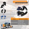 for Peterbilt Lower Hood Pivot Kit & Hinge Bolt &