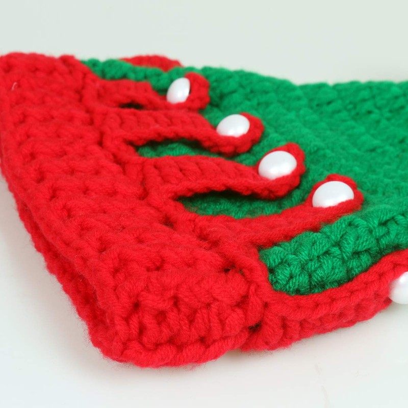 Ypser - Gorro de punto para bebé, diseño de ganchillo,