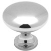 Cosmas® 5305CH Polished Chrome Traditional Round Solid Cabinet Hardware Knob
