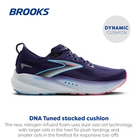 Brooks Women’s Glycerin 22 Neutral Running Shoe - Blue Ribbon/Peacoat/Dianthus - 12 X-Wide
