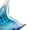 Beachcombers Blue Glass Stingray Figurine, 6.89-inches Length, Home Decor Accessories,