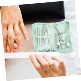 Baluue Stainless Steel Nail Scissors Set Nail Tools Kit Professional Manicure Set Portable Pedicure Kit