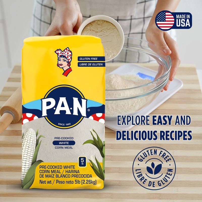 P.A.N. White Corn Meal – Pre-cooked Gluten Free and Kosher