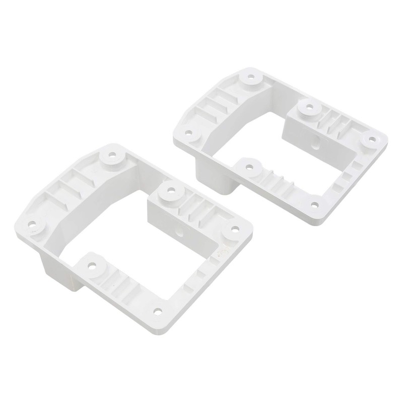 Vinyl Fence Railing Deluxe Bracket Kit- 2 Sets | Vinyl