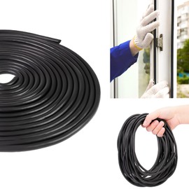 Backer Rod 1/4 Inch,Black Foam Caulk Saver for Gaps and Weather Stripping Door Seal,10 Ft Concrete Expansion Joint Filler (1/4 inch *10 feet)