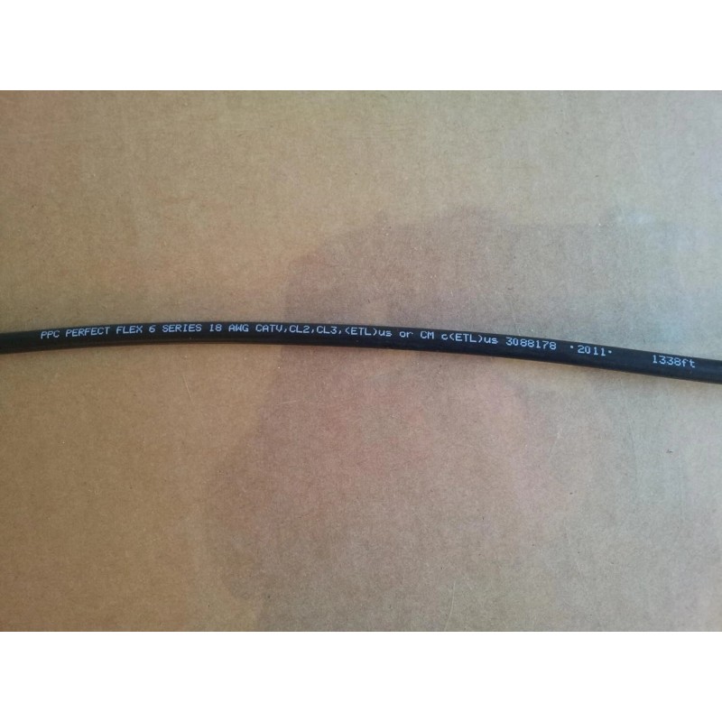 PPC Perfect Flex 6 Series 18 AWG CATV Coaxial Cable-