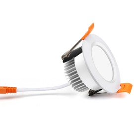 YGS-Tech 2 Inch LED Recessed Lighting, Dimmable Downlight 3W(35W Halogen Equivalent), CRI80, 5000K Daylight White LED Ceiling Light with LED Driver(1 Pack)