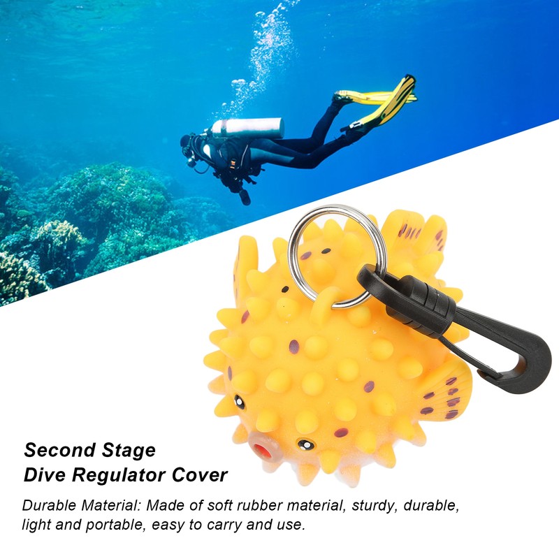 Cartoon Fish Scuba Dive Mouthpiece Dustproof Cover Second Stage Regulator