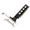 chenyang 4 Port Oculink to PCIe 4.0 X16 Adapter,SFF-8611/8612 to