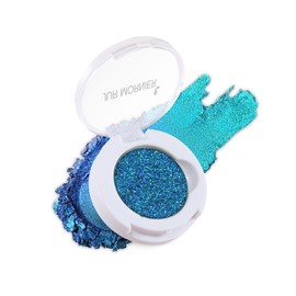 JUR MORNIER Multichrome Eyeshadow Palette,Glitter Single Pressed Eye Shadow,Blue Purple Green Metallic Holographic Sparkle Eyeshadow Makeup for Women