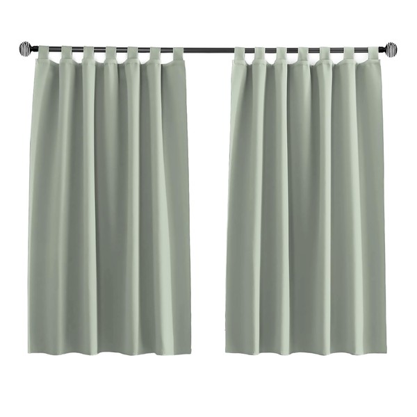 Tenger Home Curtain Scarves, Blackout Curtain, Short Kitchen Window Curtain,