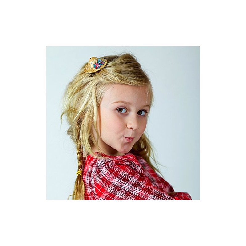 Little Girls Gift Set- Bandana Head Scarf x1, Floral Necklace