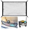 EDLMKM CCar Cargo Net, Adjustable Elastic Car Boot Mesh 60x40cm,