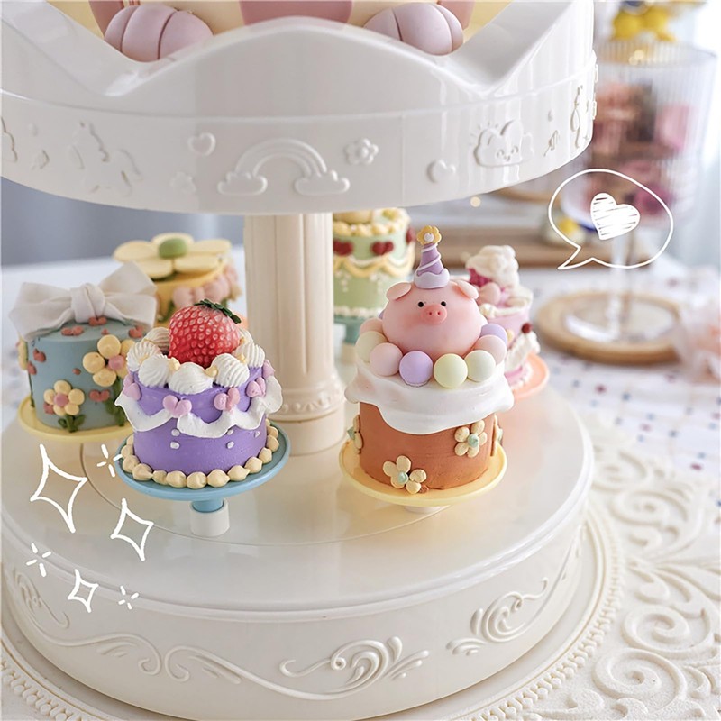 Postre Giratorio Conductor de Sushi Carrusel Automático Gire la Máquina
