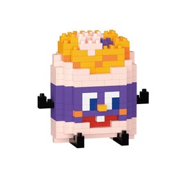 Elegrafy Happy Food Cute Food Series Mini Bricks Micro Building Kit Toys Desktop Ornaments Compatible Nano Kids (Sweet Taro Pie)