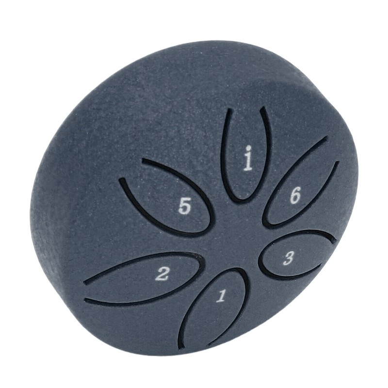 Tongue Drum 3inch 6 Tone Steel with 1pcs Drumstick Mini