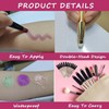 Green Eyeshadow Stick And Sponge Makeup Brush Cream Shimmer Smooth