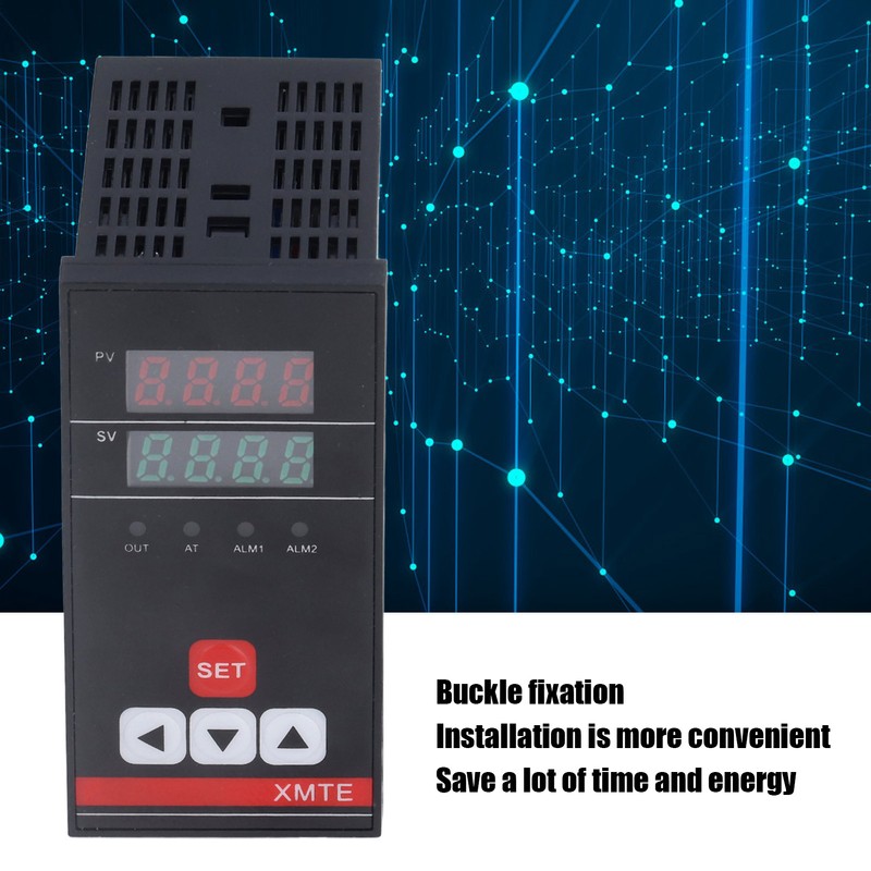 Adjustable Intelligent Temperature Controller SSR RELAY Digital Thermostat Buckle Fixing