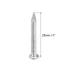 TOP-VIGOR 100Pcs Hardware Nails, 2.4mmx25mm Fiber Concrete Cement Wall Point