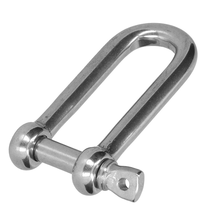 Long D Shackle 304 Stainless Steel Straight Anchor Screw Pin