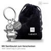 Fabach Breezy the Penguin Keyring Engraved with "You're My Penguin",