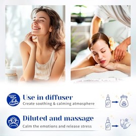 HIQILI Hiqili Aceite Esencial De Bergamota Para La Piel, Difusora Y Desodoriza, 100% Puro Y Natural - 1.01 Fl Oz