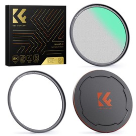 K&F Concept Nano X-Series Black-Mist 1/8 Magnetic Filter Black Promist 1/8 Filter Effect Filter Black Diffusion with Lens Adapter 55 mm