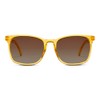 Peepers by PeeperSpecs Men's Polarized Soft Square Sunglasses, Yellow, +0.00