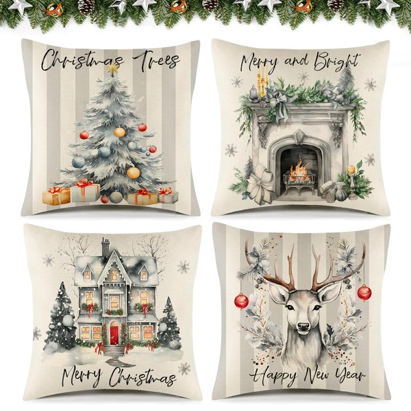 Gaeymy Cushion Cover 40 x 40 cm, Set of 4