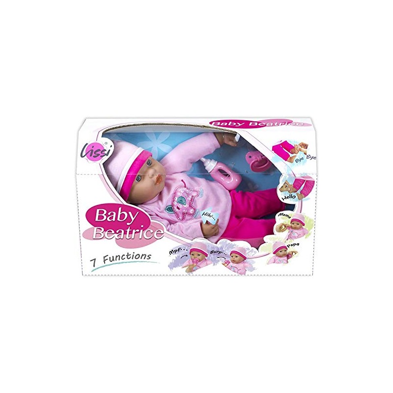 Lissi 16" Interactive Baby Doll with Accessories, 16 inches ,