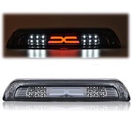 G-PLUS High Mount 3rd Third Brake Light Tail Compatible with 2007-2018 Toyota Tundra LED Rear Stop 81570-0C050 Smoked Lens White Base