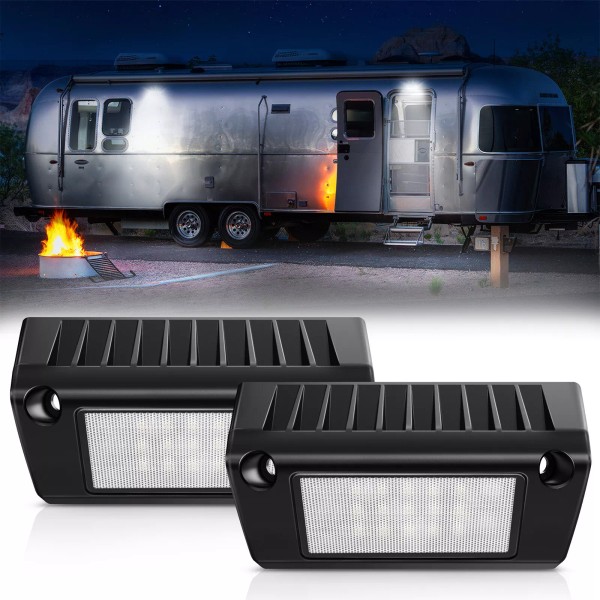 MICTUNING 2x5" 45W RV Porch Lights RV Camper LED Exterior