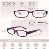 EYEGUARD Reading Glasses for Women 4 Pack Ladies Stylish Blue