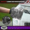 AIDEA AIDEA Car Wash Mitt Microfiber-2Pack, Scratch-Free& Lint-Free, Premium Chenille