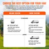 LFGUD 65''H x 65''W Van Bug Screen Universal Size Rear