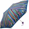 Ergobrella Children's Pocket Umbrella with Reflective Elements, Funny Stripe, Striped
