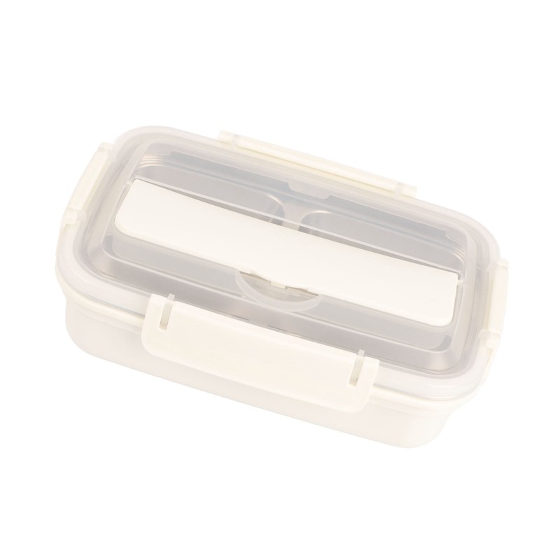 Lunch Box 4 Compartments Design 304 Stainless Steel Matching Tableware