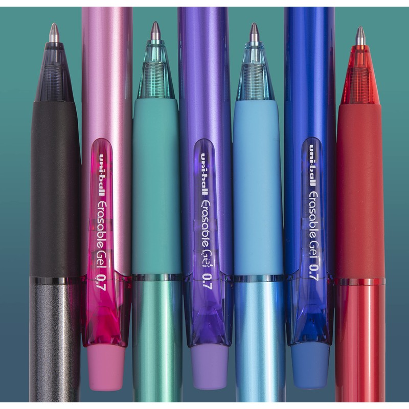 uni-ball URN-181-07 Erasable Rollerball Gel Pens. Premium 0.7mm Ballpoint Tip