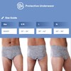 Nexwear Nexwear Pull On Absorbent Disposable Underwear (Men's Gray, X-Large