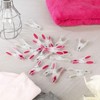 Kleeneze KL066718 Ultra Soft Grip Clothes Pegs, Pack Of 24,
