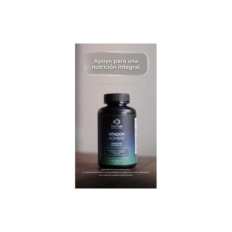 Domos - Multivitaminico Hombre - Vitadom - 120 Cápsulas