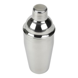 GoodCook Gourmet 16oz Stainless Steel Cocktail Shaker with 1oz Jigger Cap, Bar Tool with Built-in Strainer, Freezer Safe Drink Mixer, Professional Shaker for Cocktails and Mixed Drinks