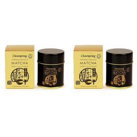 (2 Pack - Clearspring - Org Matcha Green tea (tin | 30g | 2 PACK BUNDLE