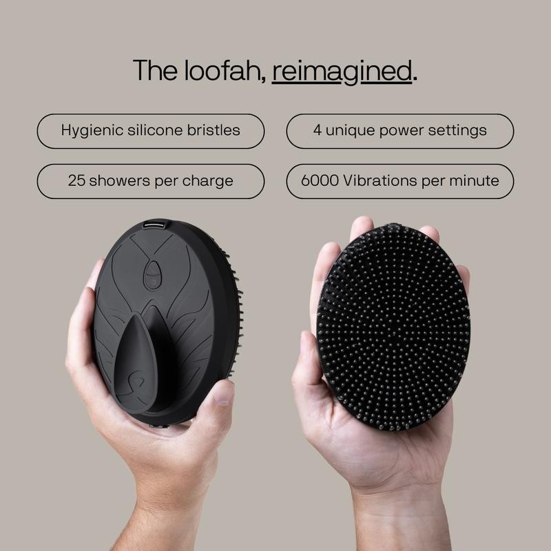 Black Wolf Sonic Scrubber Pro - Vibrating Face and Body