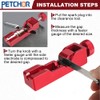 Universal Spark Plug Gap Tool with Feeler Gauge, Spark Plug