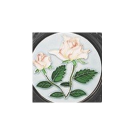 Cast Iron Round Trivet - Rose