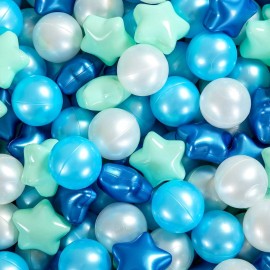 Heopeis Soft Plastic Ball Pit Balls, 100pcs Plastic Toy Balls for Kids, Gift for Baby...